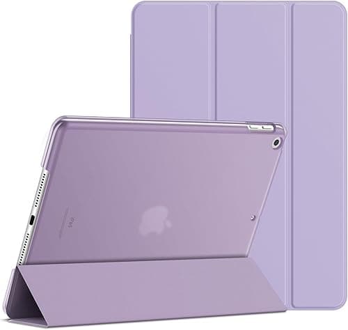 JETech Case for iPad 10.2-Inch (2021/2020/2019 Model, 9/8/7 Generation), Auto Wake/Sleep Cover (Light Purple) on Amazon.ae - Price Tracker