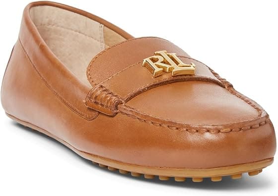 Lauren Ralph Lauren Women's Barnsbury Nappa Leather Driver Driving Style Loafer on Amazon.ae - Price Tracker