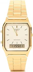 Casio Men's Watch - Gold Dial Gold Band,AQ-230GA-9DMQ on Amazon.ae - Price Tracker