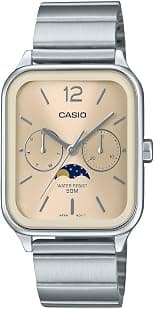 Casio Ladies Watch Beige Dial Silver Band - Best Deal Finder