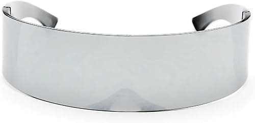 Futuristic Shield Sunglasses Monoblock Cyclops 100% UV400 على Amazon.ae - متتبع الأسعار