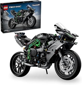 ليغو تكنيك الدراجة النارية Kawasaki Ninja H2R 42170 | لعبة دراجة نارية، مجموعة بناء للأطفال بعمر ١٠ سنوات وأكثر، هدية للأطفال، ٦٤٣ قطعة - متتبع أسعار Amazon.sa