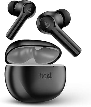 boAt Airdopes Supreme w/ 4 Mics AI ENx Tech, 50 HRS Playback,Multi Point Connectivity Bluetooth (Classic Black, True Wireless) على Amazon.ae - متتبع الأسعار