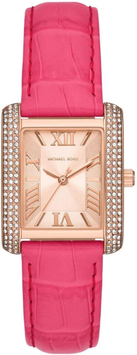 Michael Kors Women's Emery Quartz Watch, Geranium Pink, One Size, MK2984 - Emery Three-Hand Watch on Amazon.ae - Price Tracker