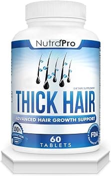Thick Hair Growth Vitamins – Anti Hair Loss DHT Blocker Stimulates Fast Hair Growth for Weak, Thinning Hair – Biotin Hair Supplement with Keratin Helps Men & Women Grow Perfect Hair, Made in The U.S. على Amazon.ae - متتبع الأسعار