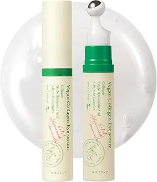 AXIS-Y Vegan Collagen Eye Serum 10ml - K Beauty Triple Hyaluronic Acid & Peptide Collagen Serum for Skin Elasticity, Reduce Fine Lines & Dark Circles - Vegan Korean Skin Care Eye Cream - 0.33 fl. oz. on Amazon.ae - Price Tracker