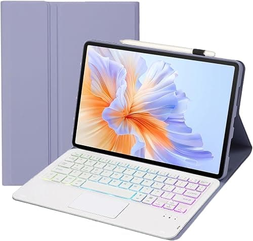 Keyboard Cover Case for (11.5") Honor Pad V9 | Honor Pad GT | Honor Pad 10 Pro, Wireless Bluetooth Keyboard Folio Case | Backlit Keyboard | Touch Mouse على Amazon.ae - متتبع الأسعار