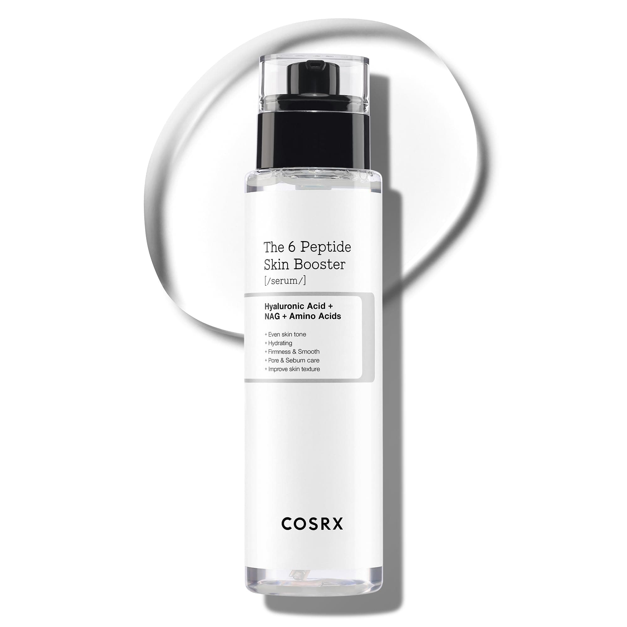 COSRX 6 x Peptide Collagen Booster Toner Serum 150 ml / 5.07 Fl.Oz, Skin Renewal Boosting Facial Essence, Niacinamide & Hyaluronic Acid for All Skin Types, Korean Skincare, Paraben Free on Amazon.ae - Price Tracker