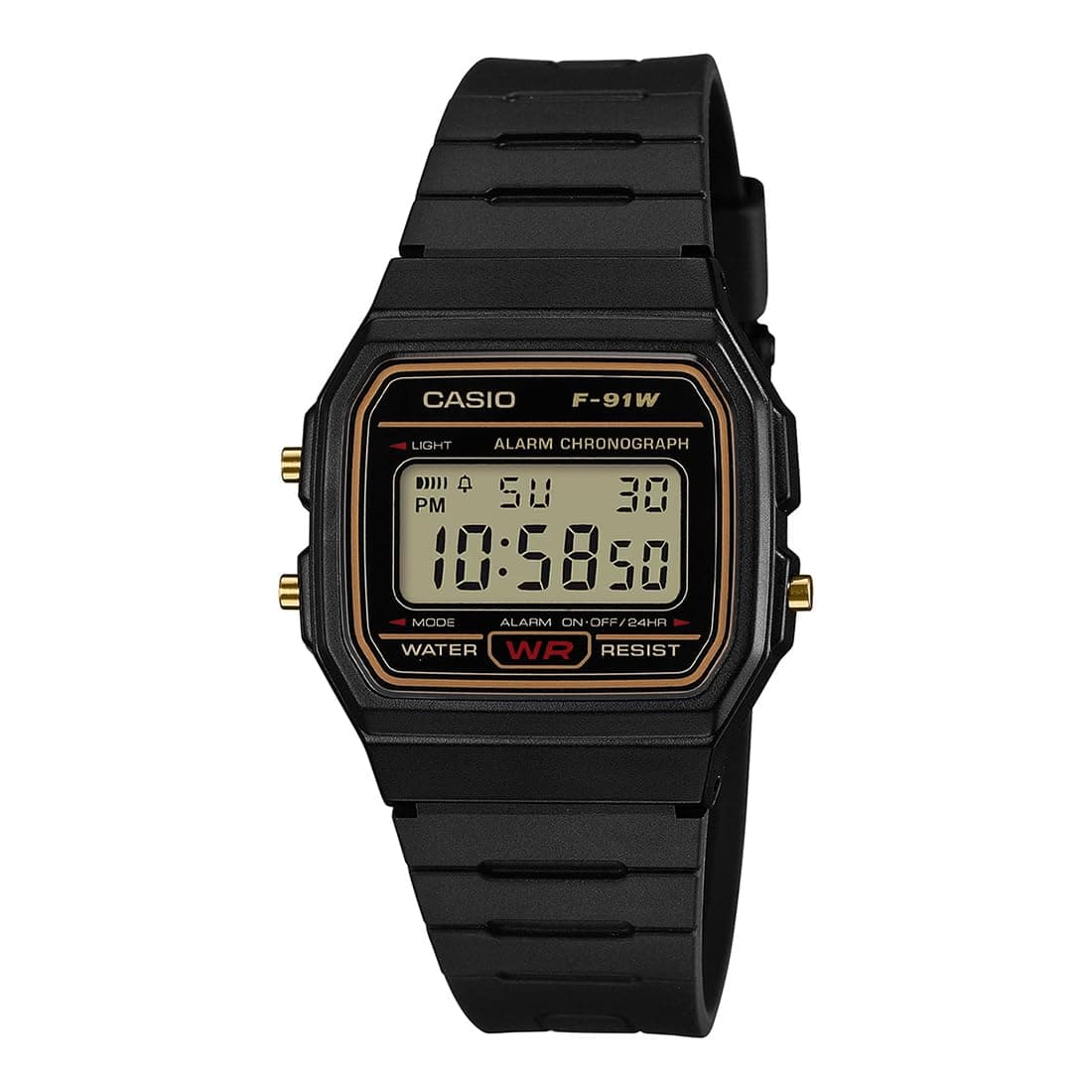 Casio Digital Watch With Resin Strap, Black, F91Wg-9Qdf on Amazon.ae - Price Tracker