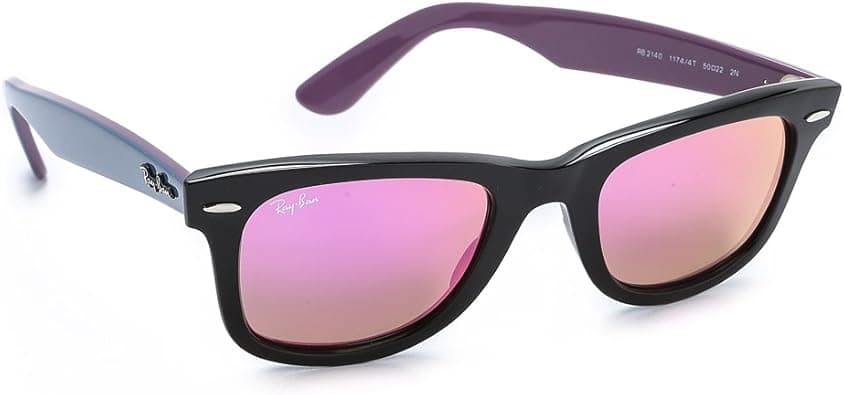 Ray-Ban Rb2140f Original Wayfarer Low Bridge Fit Square Sunglasses on Amazon.ae - Price Tracker