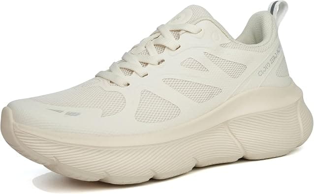 Hawkwell Women's Cloud Zero Active Walking Tennis Cushion Running Shoes Breathable Athletic Gym Workout Jogging Sports Sneakers Non Slip Medical Work Shoes on Amazon.ae - Price Tracker