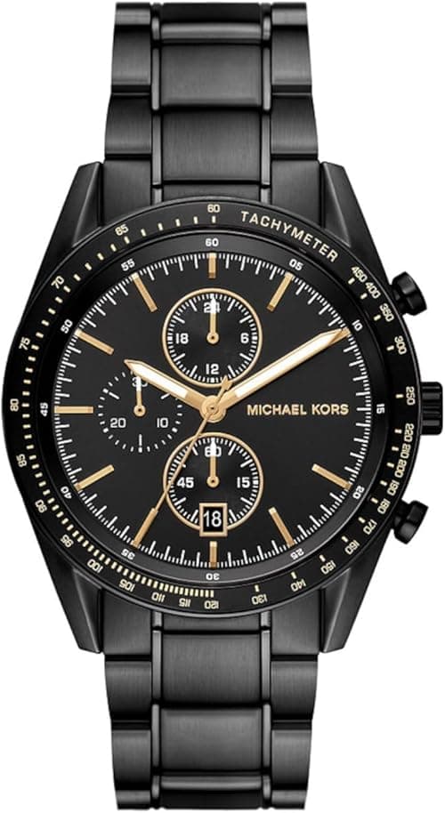 Michael Kors Watch For Men, Lennox Chronograph Movement, Stainless Steel Watch With a 41mm Case Size on Amazon.ae - Price Tracker