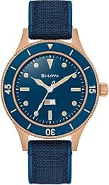 Bulova Men's Analogue Quartz Watch with Silicone Strap 98A325 - Best Deal Finder