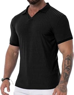 Askdeer mens Slim Fit Polo Shirts Polo Shirt - Best Deal Finder