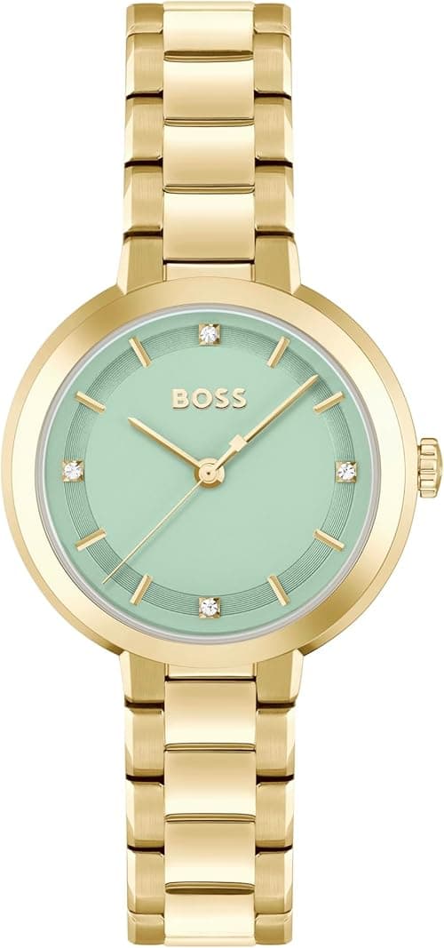 BOSS Sena Women's 34mm Stainless Steel Quartz Watch - Water Resistant up to 3ATM/30 Meters, Contemporary Design on Amazon.ae - Price Tracker