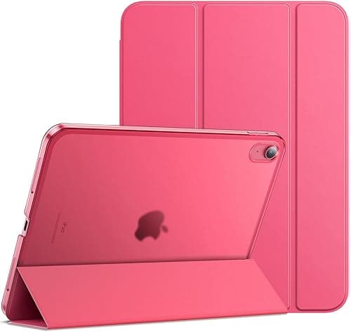 JETech Case for iPad (A16) 11th Generation 11 Inch 2025 / iPad 10th Generation 10.9 Inch 2022, Slim Smart Cover with Hard PC Translucent Back, Supports Touch ID, Auto Wake/Sleep (Pink) on Amazon.ae - Price Tracker