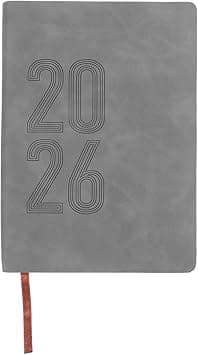 STOBOK 2026 Daily Weekly Calendar Planner Notebook with Bookmarks Academic Time Management Organizer for Diary Journal Agenda Grey - Amazon.ae Price Tracker