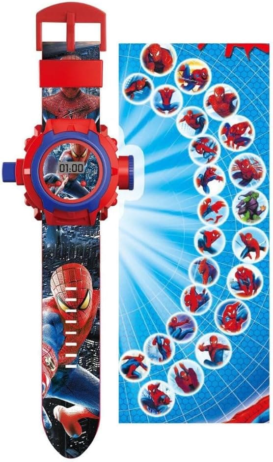 24 Images Projector Watch Digital Wrist Watch for Boys and Girls Spiderman Ironman Super man Doraemon Captain america barbie and More on Amazon.ae - Price Tracker