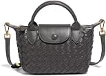 Mini Small Size Braided Luxury Leather Women's top Handle Handbag Fashion Travel Daily Satchel - Best Deal Finder