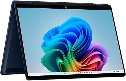 HP Omnibook X-Flip 14-FM0013DX Laptop, 14" 2K IPS LED Touch Display, Intel Core Ultra 5 226V Processor, 16GB RAM, 512GB SSD, Intel Arc 130V Graphics, ENG Keyboard, Win11, Atmospheric Blue على Amazon.ae - متتبع الأسعار