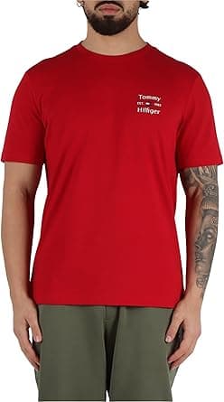 Tommy Hilfiger mens HILFIGER STACK TEE T-Shirt (pack of 1) on Amazon.ae - Price Tracker