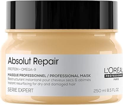 L’Oréal Professionnel | Mask, With Protein And Omega-9 for Medium-Thick Dry And Damaged Hair, Serie Expert Absolut Repair, 250ml on Amazon.ae - Price Tracker