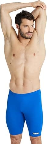 Arena mens Arena Men's Solid Team Core Poly Swim Jammer Racing Swimsuit Swim Briefs - Best Deal Finder