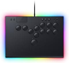 Razer Kitsune - All-Button Optical Arcade Controller for PS5 and PC (Precise Quad Movement Button Layout, Razer Low-profile Linear Optical Switches, Slim, Portable Form Factor) Black - متتبع أسعار Amazon.sa