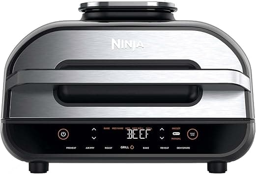 Ninja Foodi MAX Health Grill and Air Fryer, 6 Cooking Functions, Cyclonic Air Technology, ‎Temperature Control, 3.8 L, Grey/Silver, AG551ME, 2 Years Warranty - Amazon.ae Price Tracker
