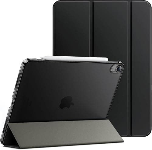 JETech Case for iPad Air 11" M4/M3/M2 & iPad Air 5/4 10.9", Black | Cover for iPad Air 11" (2026-2024) & Air 5/4 10.9" (2022/2020), Translucent Back, Tri-Fold Stand, Auto Wake/Sleep on Amazon.ae - Price Tracker