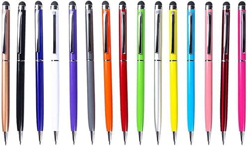KASTWAVE 15 Pack 2-in-1 Multi-coloured Stylus Pen and Ball Point Pen,Compatible with All Device with Capacitive Touch Screen Smartphone Tablet,Universal Touch Screen Pen,15 Color on Amazon.ae - Price Tracker