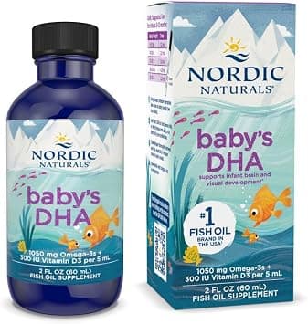 Nordic Naturals Baby's DHA Liquid - Omegas From Arctic Cod Liver Oil Support Brain, Vision And Healthy Development, With Vitamin A and Vitamin D3, Safe and Effective for Babies, 2 Ounce on Amazon.ae - Price Tracker