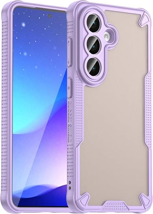Cover Compatible with Samsung Galaxy A17 / M17 / F17 Phone Case【Lens Camera Protection Shockproof 2 in 1 PC backplane + TPU】Purple on Amazon.ae - Price Tracker