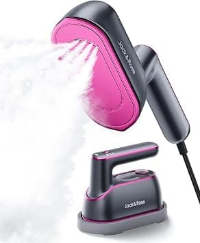 Jack & Rose Steam iron, 1200W portable and handheld garment steamer, fast heating in 8s, 2 in 1 garment steamer with large ceramic heating panel on Amazon.ae - Price Tracker