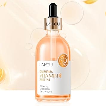 LAIKOU California Vitamin C Serum with Hyaluronic Acid for Face, Anti Aging & Dark Spot Remover, Boost Collagen & Brighten Skin, 100ML - Best Deal Finder