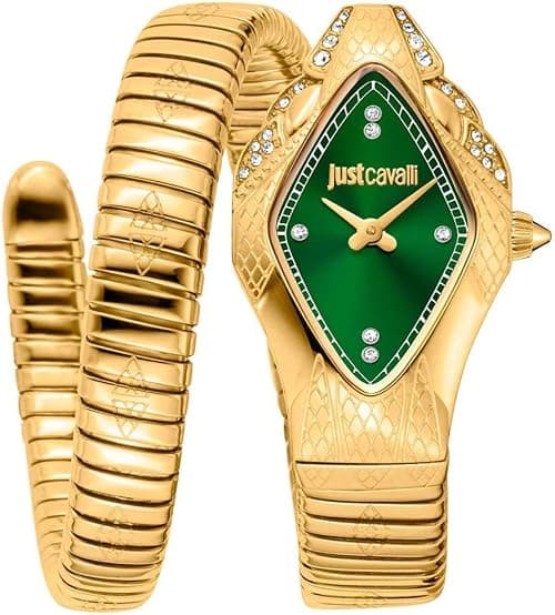 Just Cavalli Signature Snake Ferocious - Wristwatch For Female Quartz Fashion on Amazon.ae - Price Tracker