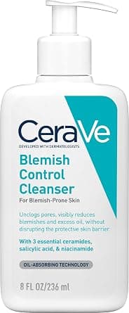 CeraVe Blemish Control Cleanser Face Wash For Acne & Blemish Prone Skin with 2% Salicylic Acid, Niacinamide and Ceramides 236 ml on Amazon.ae - Price Tracker