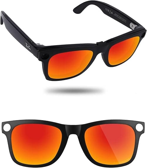 Fiskr Polarized Clip-On Sunglass Compatible with Ray-Ban Meta Wayfarer RW4006 & Gen 2 RW4012 (Size 50-22) - UV Protection on Amazon.ae - Price Tracker