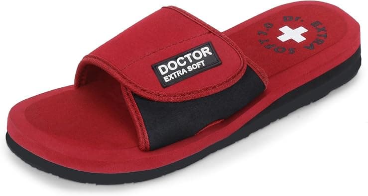 DOCTOR EXTRA SOFT Women's Orthopaedic and Diabetic Adjustable Strap Comfort Dr Sliders Flipflops and House Slipper's Girls Slides OR-D-52 on Amazon.ae - Price Tracker