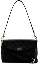 GUESS Womens Brenton Flap Shoulder Handbag - Best Deal Finder