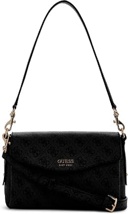 GUESS Womens Brenton Flap Shoulder Handbag - Best Deal Finder