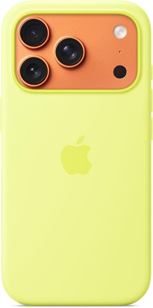 Apple iPhone 17 Pro Silicone Case with MagSafe – Neon Yellow ​​​​​​​ on Amazon.ae - Price Tracker