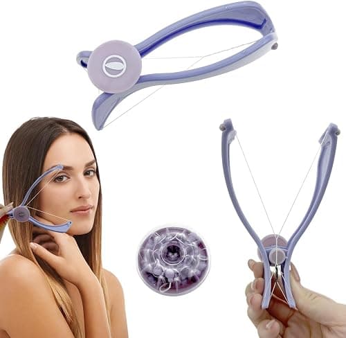 Excefore Face Hair Remover, Manual Portable Epilator, with 5 Pre-Cut Extra Strength Threads, Beauty Epilator Beauty Tools, for Women Face Hair Removing على Amazon.ae - متتبع الأسعار