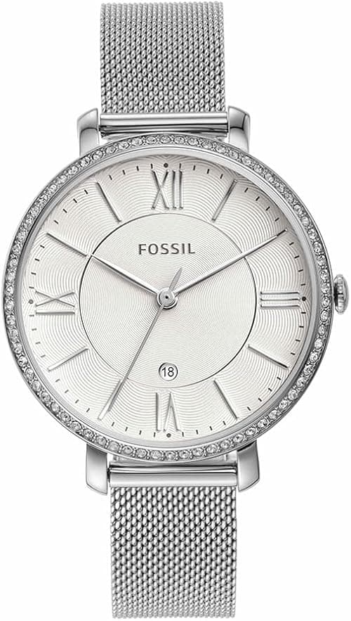 Fossil Womens Quartz Watch, Chronograph Display And Stainless Steel Strap Es4627 on Amazon.ae - Price Tracker