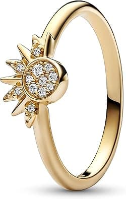 Pandora 162674C01 Women's Ring Heavenly Sparkling Sun on Amazon.ae - Price Tracker