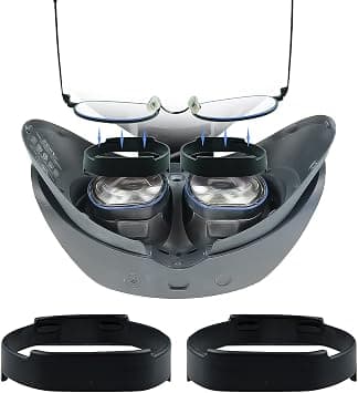 Glasses Spacer Protector for PSVR 2 Lens Anti-Scratch Ring glasses bumper Protecting Myopia Glasses from Scratching VR Lens Protector Accessories Compatible for Playstation VR2 on Amazon.ae - Price Tracker
