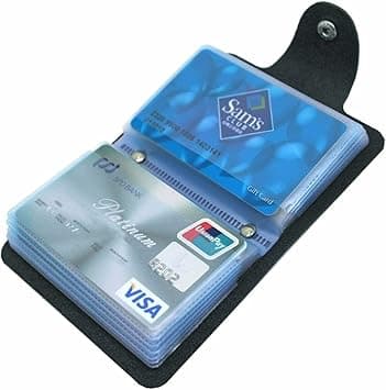 AMNEE ATM Men and Women Slim Synthetic Wallet Card Case/Card Holder with 12 Card Slots (Black) on Amazon.ae - Price Tracker