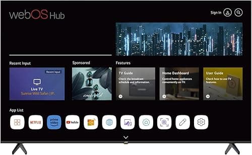 JVC 75 Inch QLED 4K UHD Smart TV | Edgeless WebOS Hub TV with Magic Remote, Bluetooth, Dolby Audio, Apple Airplay, Quad-Core Processor, WiFi- LT-75NQ7155W on Amazon.ae - Price Tracker