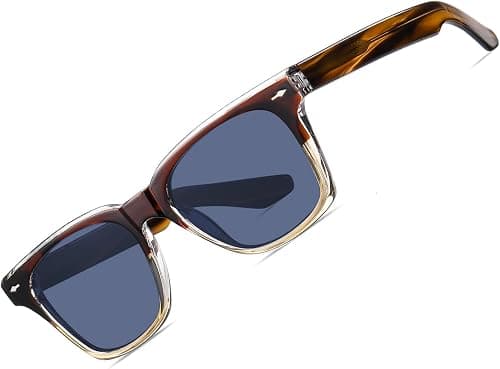 CARFIA Retro Polarized Sunglasses For Men UV400 Protection Chunky Square 90s Style Trendy Classic Glass on Amazon - Best Deal Finder