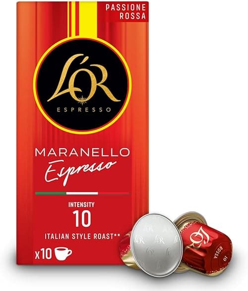 L'OR - Espresso Coffee -Maranello - Limited Edition - Intensity 10 - Dark Roast - 10 Aluminium Capsules Compatible with Nespresso Original Machine (Pack of 1) on Amazon.ae - Price Tracker